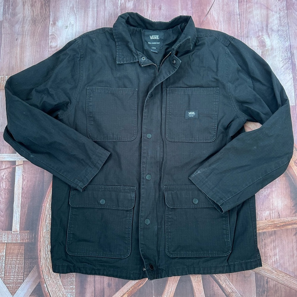 Vans Black Military Field Jacket